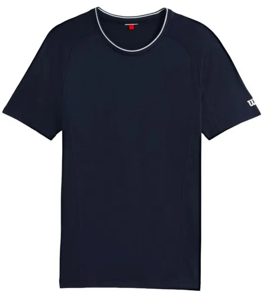[WM00282411DBC+] Wilson TEAM SEAMLESS CREW CLASSIC NAVY
